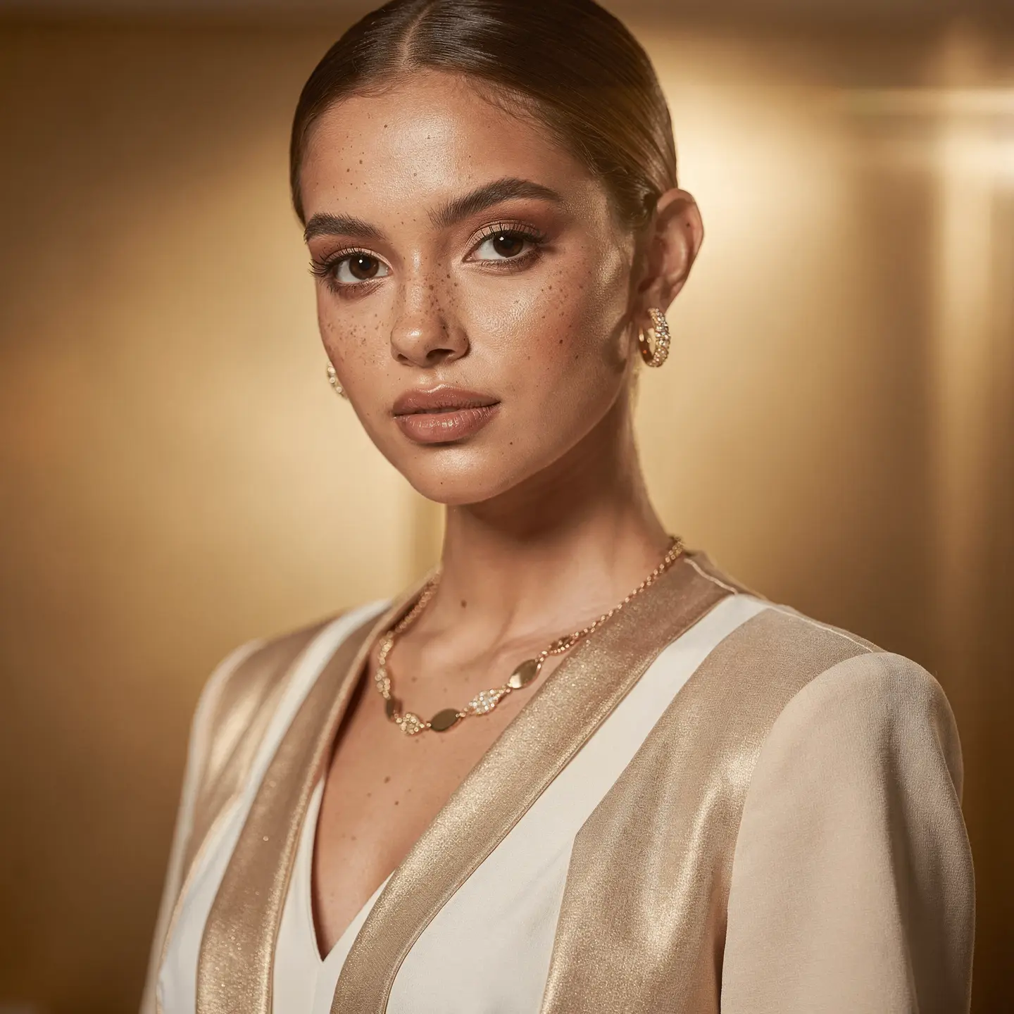 Mulher com pele radiante